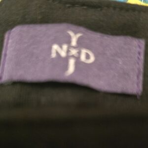 NYDJ Black Straight Leg Pants